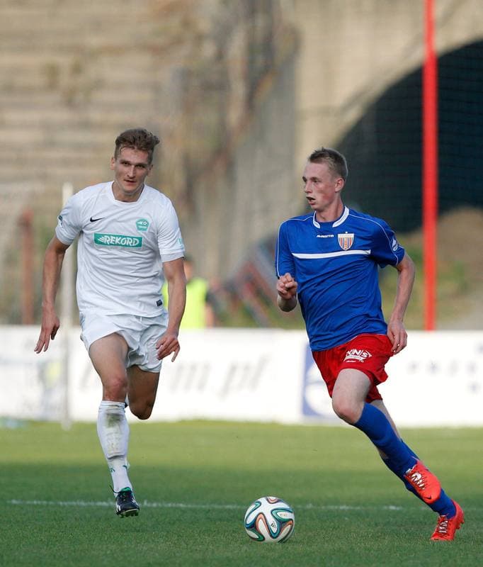 Football. III Liga Opolsko - Slaska. Polonia Bytom - Rekord Bielsko Biala. 10.08.2014