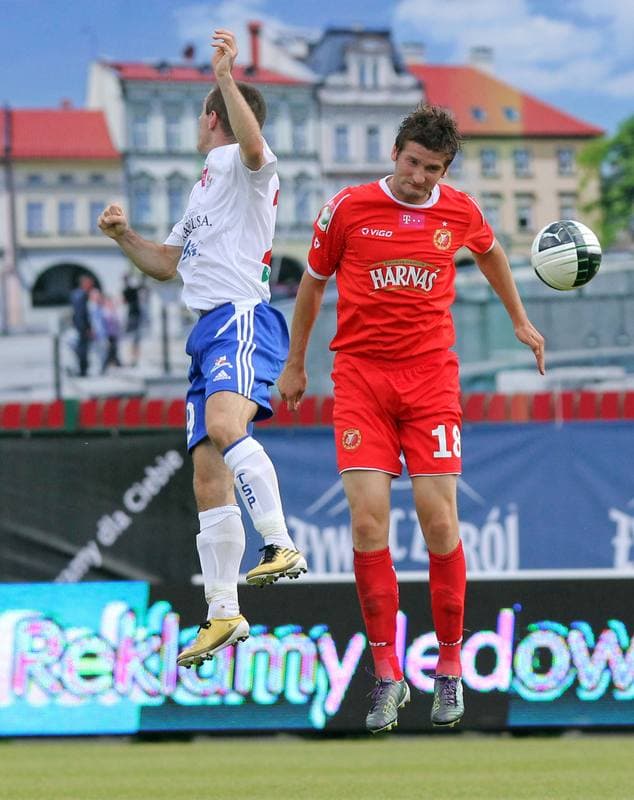 Football. T-Mobile Ekstraklasa. Podbeskidzie Bielsko-Biala - Widzew Lodz. 14.08.2011