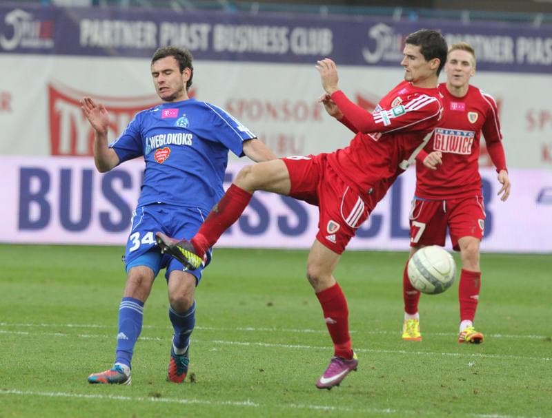 Football. T-Mobile Ekstraklasa. Piast Gliwice - Ruch Chorzow. 03.11.2012