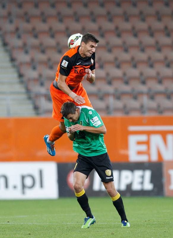 Football. I Liga. Zaglebie Lubin - GKS Katowice. 28.09.2014