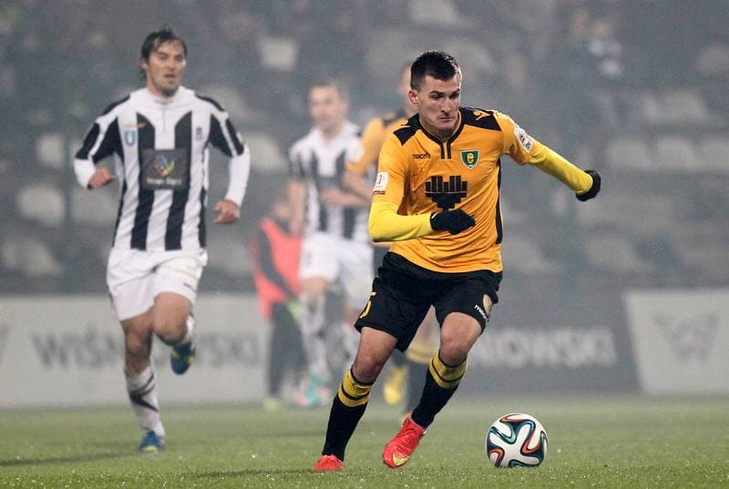 Football. I Liga. Sandecja Nowy Sacz - GKS Katowice. 31.10.2014