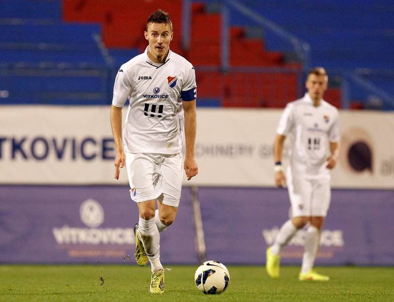 Football. SYNOT LIGA. Banik Ostrava - FC Hradec Kralove. 01.11.2014