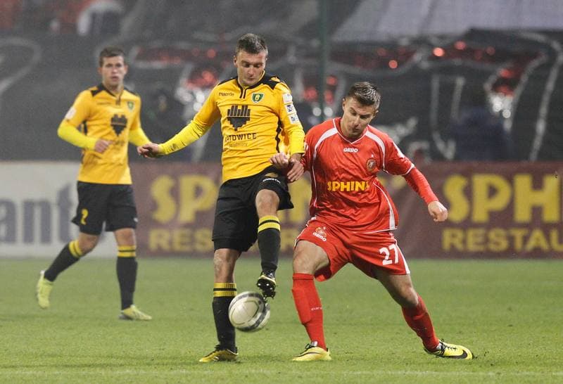 Football. I Liga. Widzew Lodz - GKS Katowice. 22.11.2014