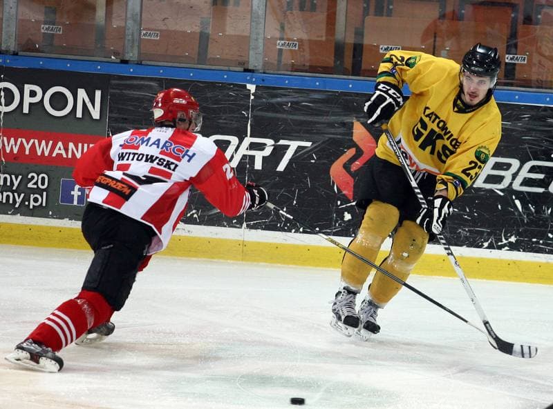 Ice Hockey. Polska Hokej Liga. HC GKS Katowice - Comarch Cracovia Krakow. 15.10.2013
