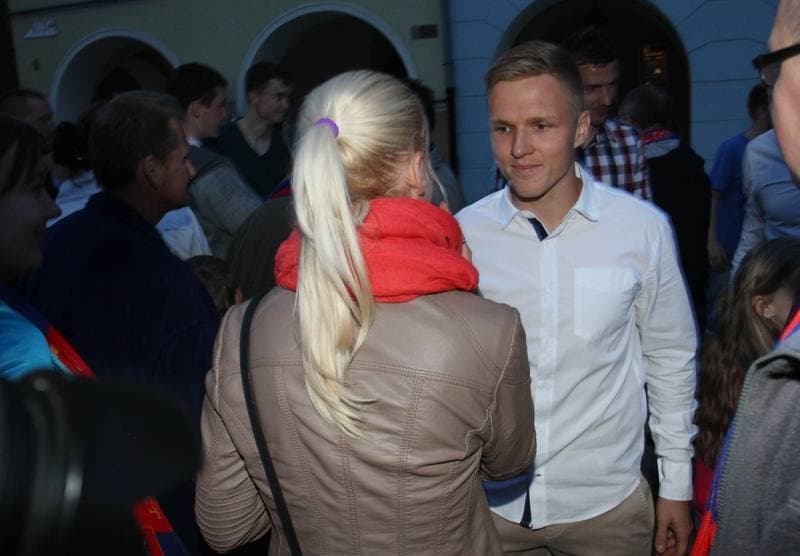 Football. Piast Gliwice. Celebration. 02.06.2013