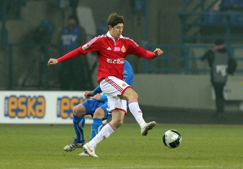 Football. T-Mobile Ekstraklasa. Wisla Krakow - Lech Poznan. 09.03.2012