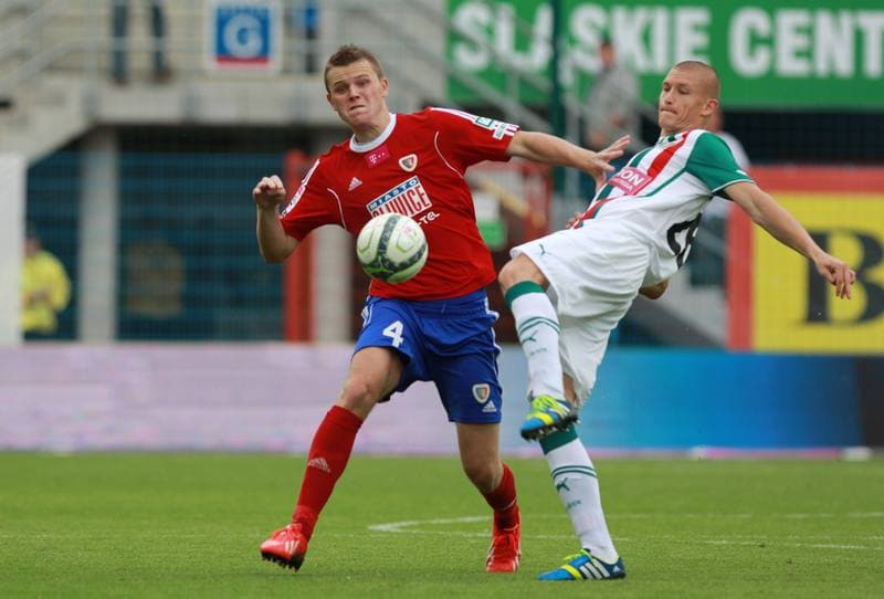 Football. T-Mobile Ekstraklasa. Piast Gliwice - Slask Wroclaw. 01.09.2013