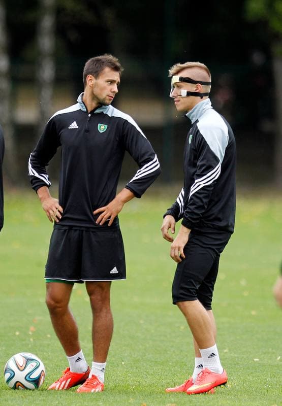 Football. GKS Katowice. Training. 19.01.2015