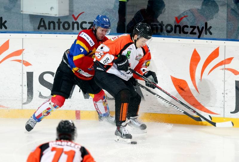 Ice Hockey. Polska Hokej Liga. JKH GKS Jastrzebie - Podhale Nowy Targ. 29.01.2014