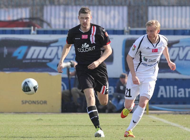 Football. T-Mobile Ekstraklasa. Gornik Zabrze - LKS Lodz. 17.03.2012