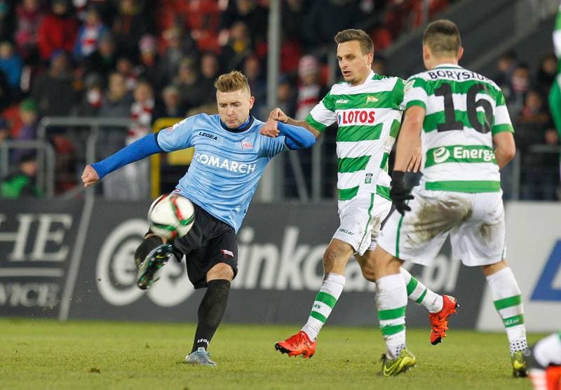 Football. T-Mobile Ekstraklasa. Cracovia Krakow - Lechia Gdansk. 04.12.2013