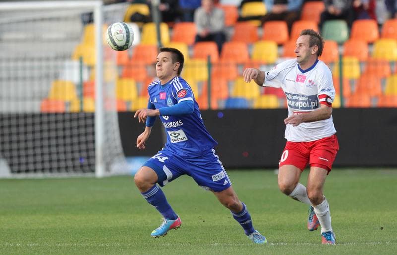 Football. T-Mobile Ekstraklasa. Podbeskidzie Bielsko Biala - Ruch Chorzow. 03.08.2014
