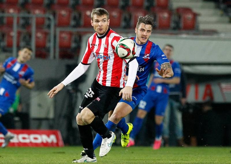Football. PKO BP Ekstraklasa. Cracovia Krakow - Podbeskidzie Bielsko Biala. 02.12.2015