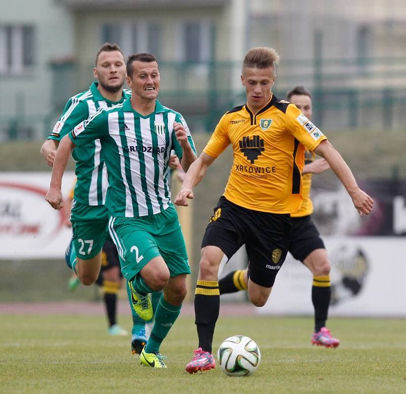 Football. I Liga. Olimpia Grudziadz - GKS Katowice. 11.10.2014