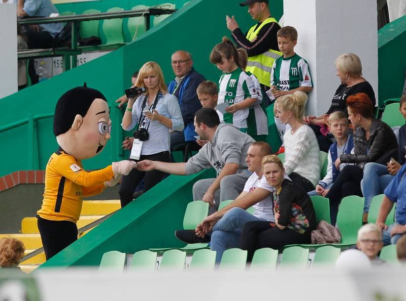 Football. I Liga. Olimpia Grudziadz - GKS Katowice. 11.10.2014