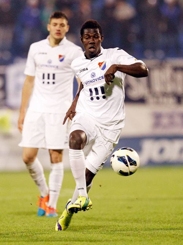 Football. SYNOT LIGA. Banik Ostrava - FC Hradec Kralove. 01.11.2014