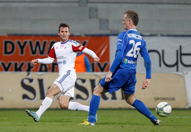 Football. Polish Cup. Gornik Zabrze - Podbeskidzie Bielsko Biala. 28.10.2014