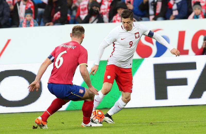 Football. International Friendly. Poland - Serbia. 23.03.2016