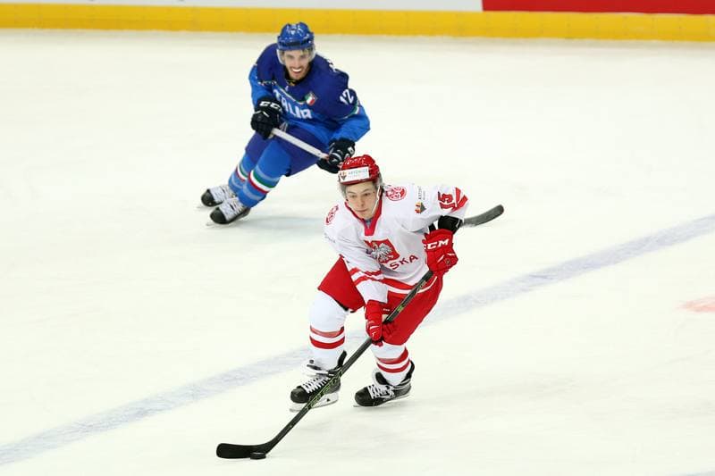 Ice Hockey. World Championship Division 1A. Italy - Poland. 23.04.2016