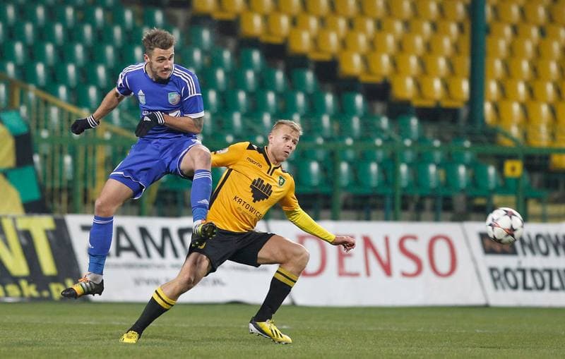 Football. I Liga. GKS Katowice - Miedz Legnica. 29.11.2014