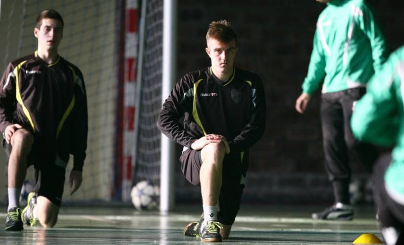 Football. GKS Katowice. Training. 19.01.2015