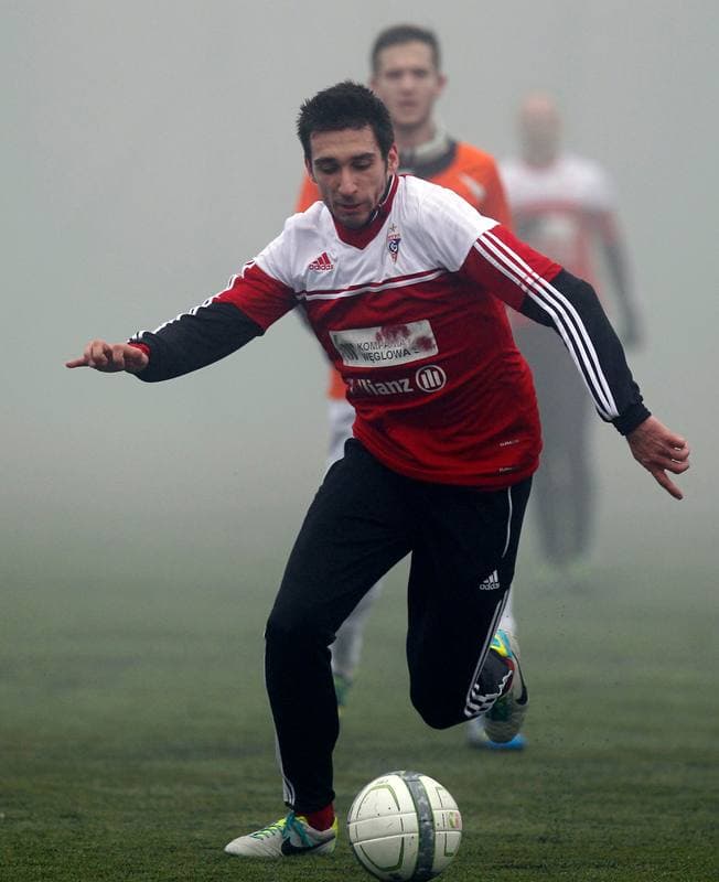 Football. Friendly Match. LZS Piotrowka - Gornik Zabrze. 10.10.2013