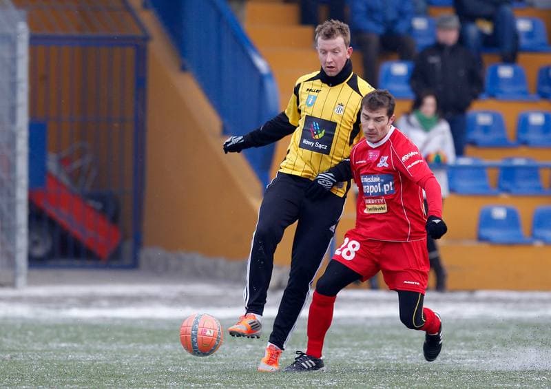 Football. Friendly Match. Podbeskidzie Bielsko Biala - Sandecja Nowy Sacz. 23.01.2014