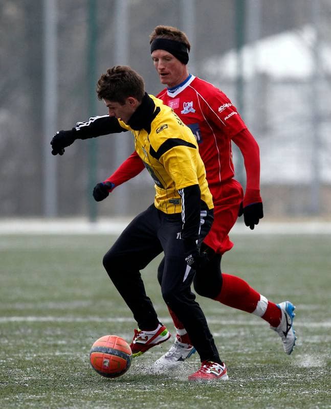 Football. Friendly Match. Podbeskidzie Bielsko Biala - Sandecja Nowy Sacz. 23.01.2014