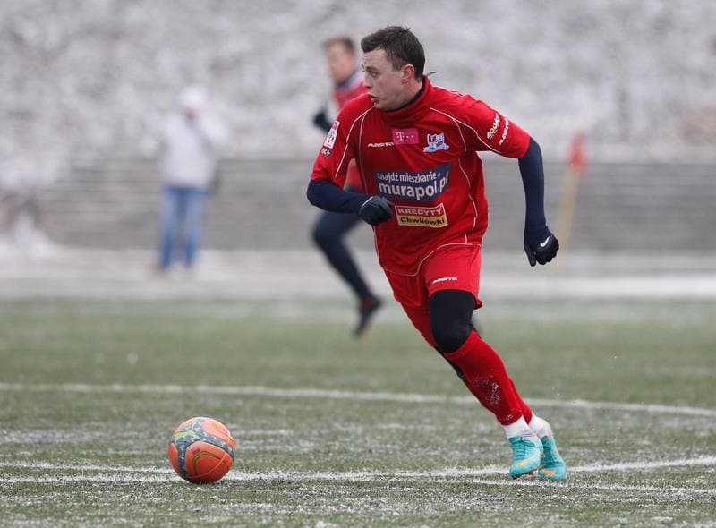 Football. Friendly Match. Podbeskidzie Bielsko Biala - Sandecja Nowy Sacz. 23.01.2014