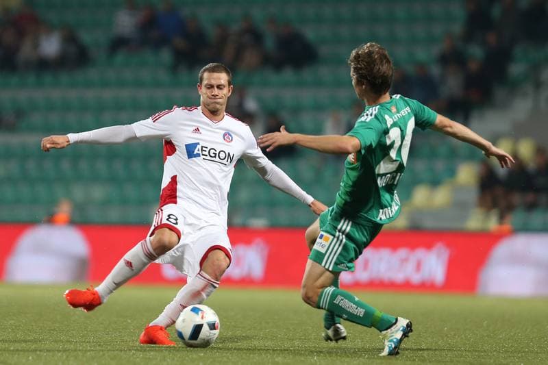 Football. UEFA Europa League. AS Trencin - Rapid Wien. 18.08.2016