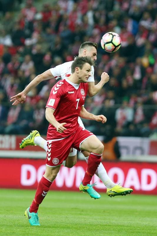 Football. World Cup Qualifiers. Poland - Denmark. 08.10.2016