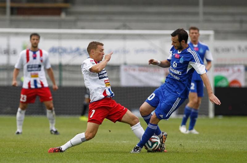 Football. T-Mobile Ekstraklasa. Podbeskidzie Bielsko Biala - Ruch Chorzow. 03.08.2014