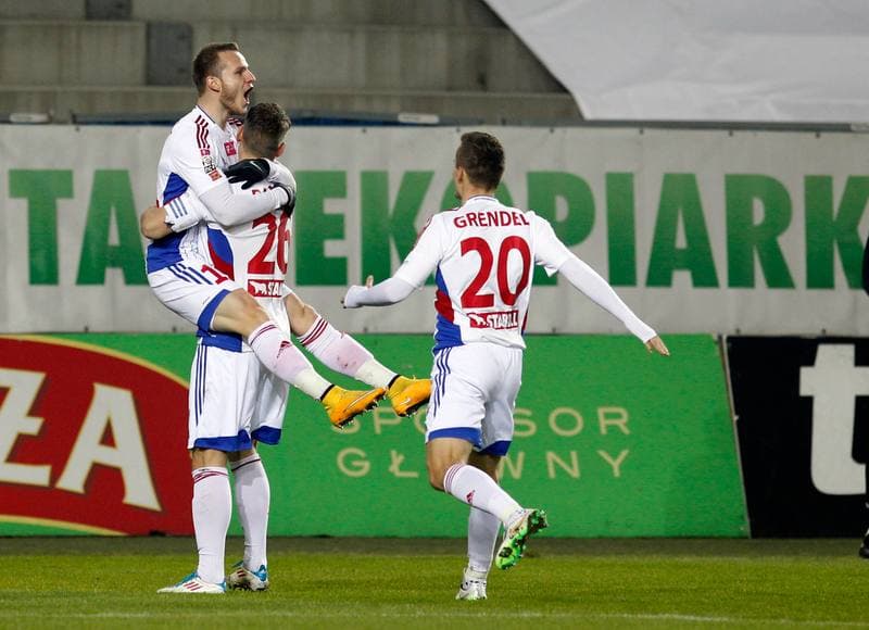 Football. PKO BP Ekstraklasa. Gornik Zabrze - Slask Wroclaw. 18.09.2015