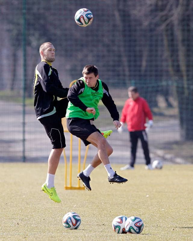 Football. GKS Katowice. Training. 19.01.2015