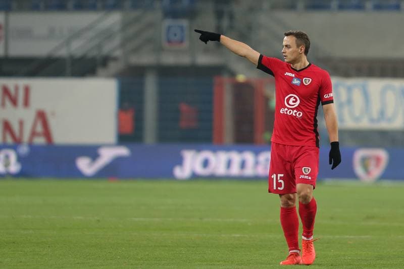 Football. Lotto Ekstraklasa. Piast Gliwice - Cracovia Krakow. 18.11.2016