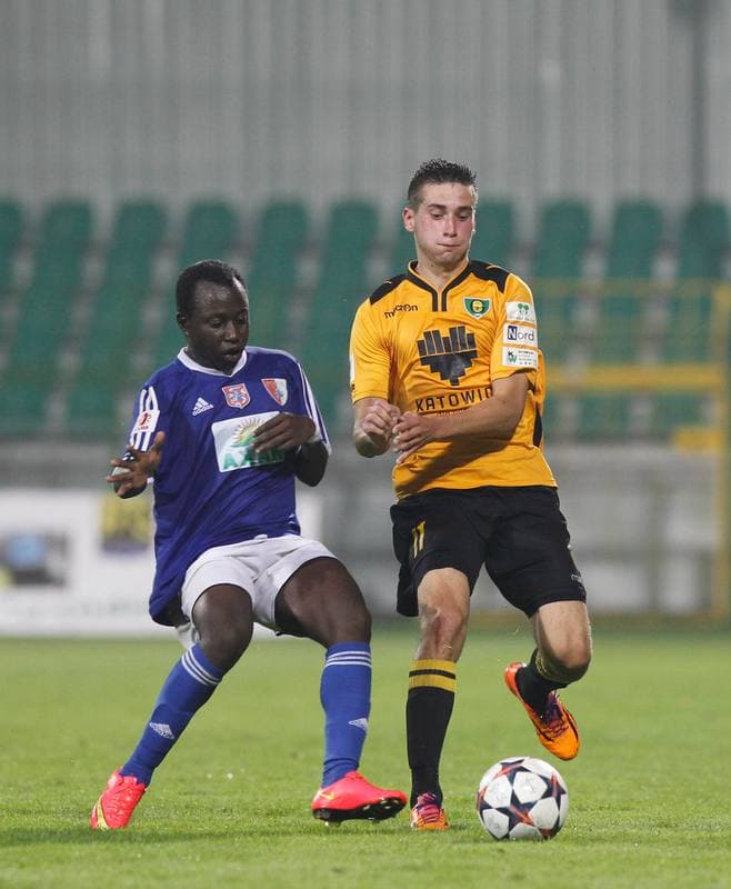Football. I Liga. GKS Katowice - Pogon Siedlce. 20.09.2014