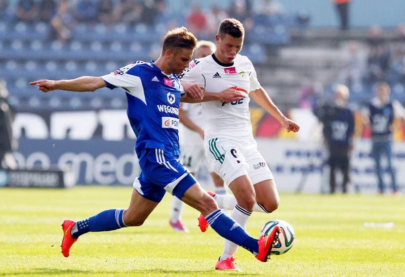 Football. T-Mobile Ekstraklasa. Ruch Chorzow - GKS Belchatow. 21.09.2014