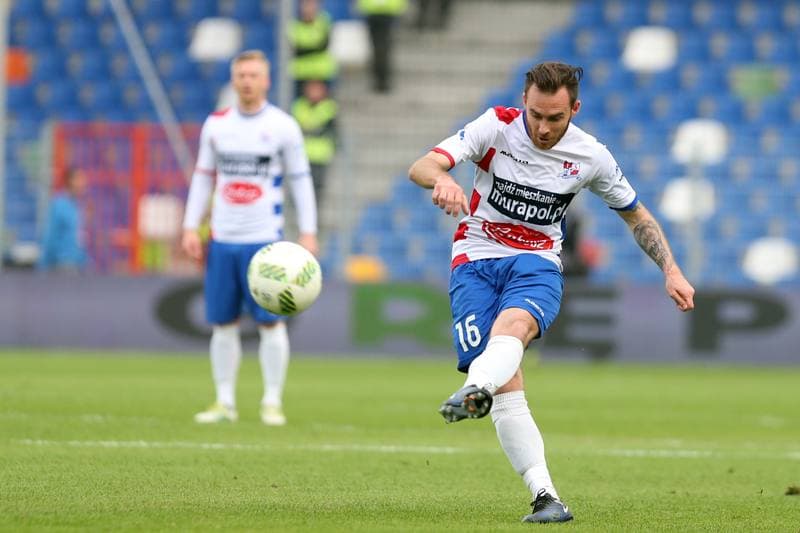 Football. Nice I Liga. Podbeskidzie Bielsko-Biala - GKS Tychy. 13.05.2017