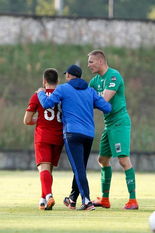 Football. Sparing. Zaglebie Sosnowiec - Wisla Krakow. 07.07.2017