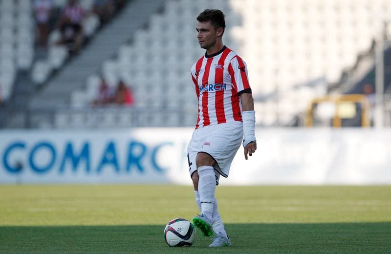 Football. T-Mobile Ekstraklasa. Cracovia Krakow - Piast Gliwice. 13.03.2015