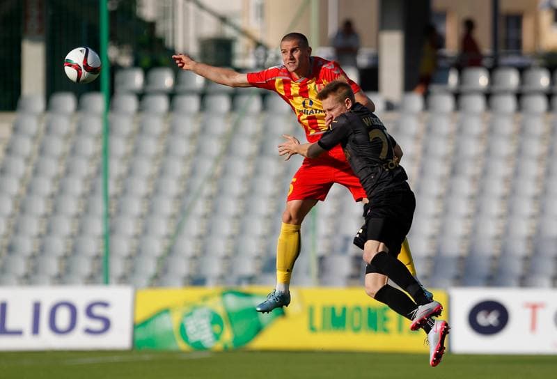 Football. PKO BP Ekstraklasa. Korona Kielce - Cracovia Krakow. 14.08.2015
