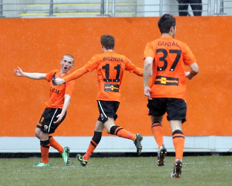 Football. T-mobile Ekstraklasa. Zaglebie Lubin - Ruch Chorzow. 01.04.2013