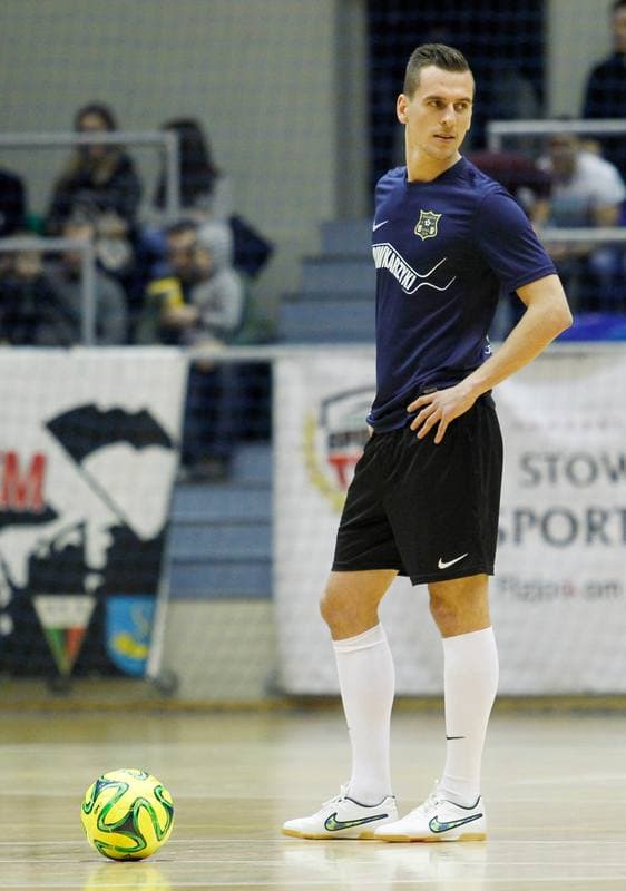 Football. Tyski Mecz Charytatywny. Arkadiusz Milik - Tomasz Hajto. 23.12.2014