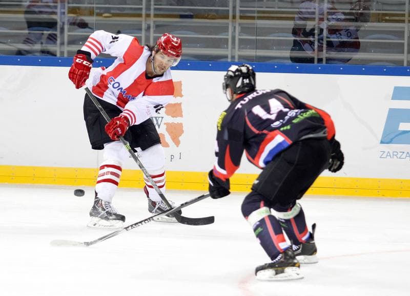 Ice Hockey. Polish Hockey Cup. Comarch Cracovia Krakow - Ciarko KH Sanok. 27.12.2014