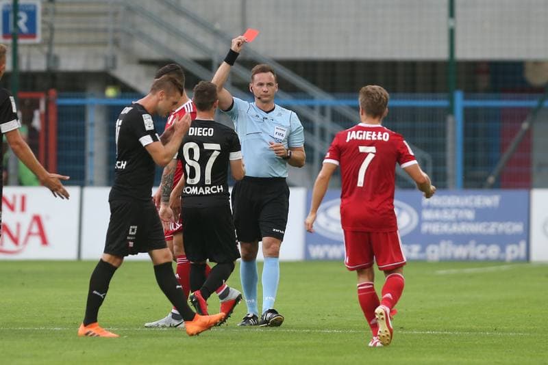 Football. PKO BP Ekstraklasa. Piast Gliwice - Cracovia Krakow. 24.08.2018