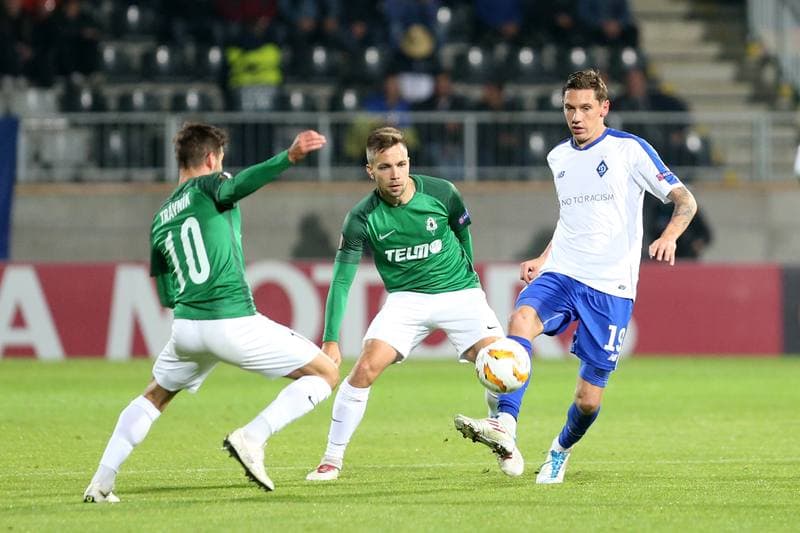 Football. UEFA Europa League. FK Jablonec - Dynamo Kyiv. 04.10.2018