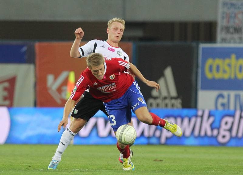 Football. T-Mobile Ekstraklasa. Piast Gliwice - Legia Warsaw. 27.04.2013