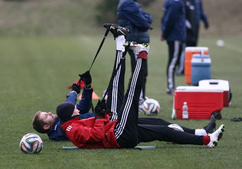 Football. Gornik Zabrze. Training. 07.01.2016