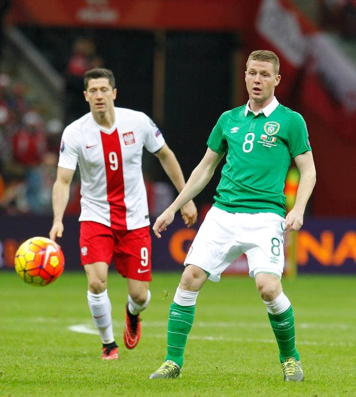 Football. UEFA Euro Qualifiers. Poland - Ireland. 11.10.2015