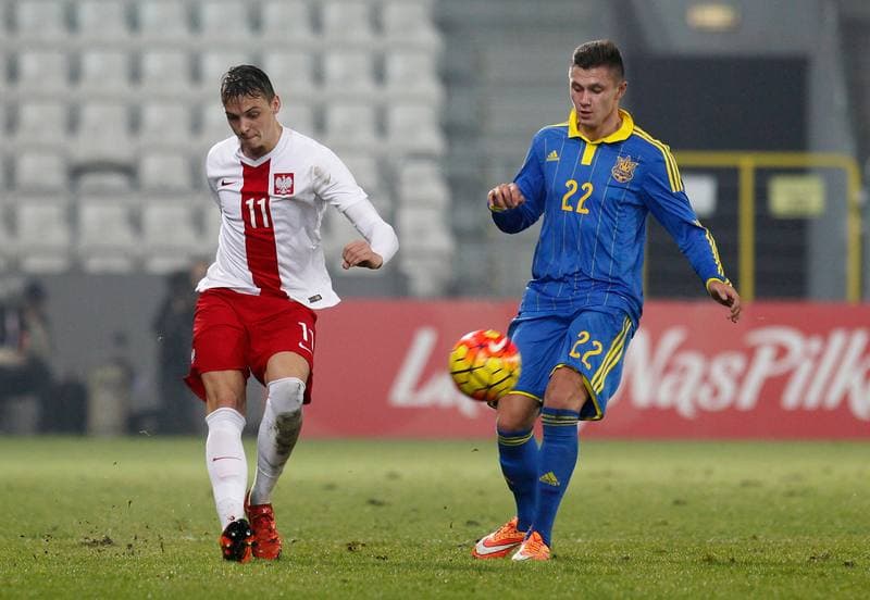 Football. International Friendly. Poland U21 - Ukraine U20. 16.11.2015